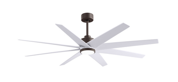 Matthews Fan Company - ANLK-TB-MWH-64 - 64"Ceiling Fan - Ariella-LK - Textured Bronze