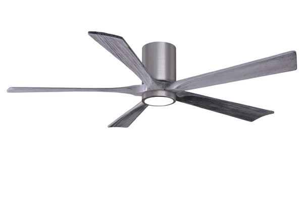 Matthews Fan Company - IR5HLK-BP-BW-60 - 60"Ceiling Fan - Irene-5HLK - Brushed Pewter