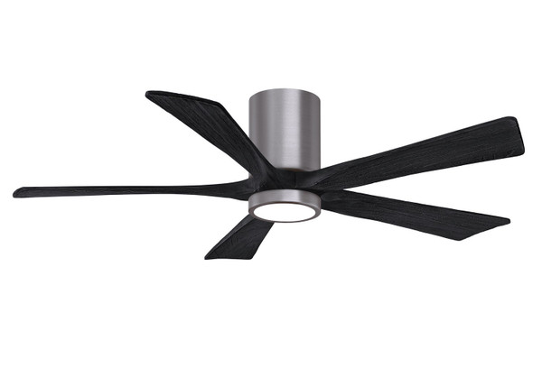 Matthews Fan Company - IR5HLK-BP-BK-52 - 52"Ceiling Fan - Irene-5HLK - Brushed Pewter