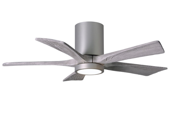 Matthews Fan Company - IR5HLK-BN-BW-42 - 42"Ceiling Fan - Irene-5HLK - Brushed Nickel