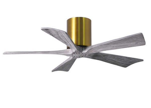 Matthews Fan Company - IR5H-BRBR-BW-42 - 42"Ceiling Fan - Irene-5H - Brushed Brass