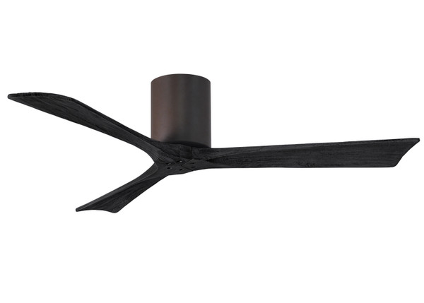 Matthews Fan Company - IR3H-TB-BK-52 - 52"Ceiling Fan - Irene-3H - Textured Bronze