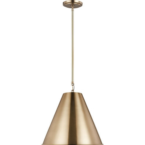 Visual Comfort Studio - 6585101EN3-848 - One Light Pendant - Gordon - Satin Brass