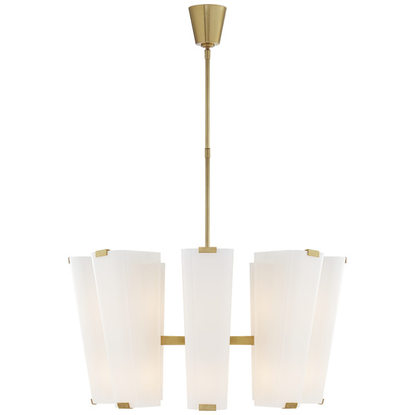 Visual Comfort Signature - ARN 5310HAB-WG - 16 Light Chandelier - Alpine - Hand-Rubbed Antique Brass