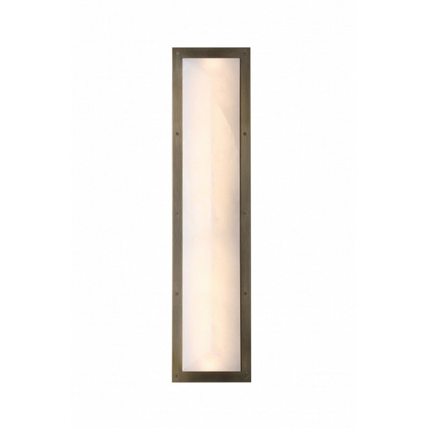 Avenue Lighting - HF2971-AB - LED Wall Sconce - Sedona - Alabaster / Aged Brass