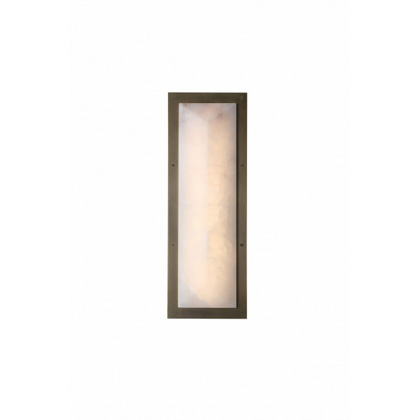 Avenue Lighting - HF2970-AB - LED Wall Sconce - Sedona - Alabaster / Aged Brass