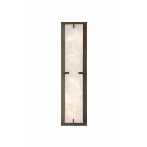 Avenue Lighting - HF2930-AB - LED Wall Sconce - Sedona - Alabaster / Aged Brass