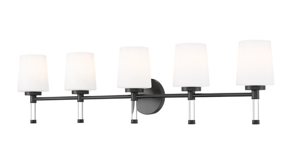 Z-Lite - 7700-5V-MB - Five Light Vanity - Henri - Matte Black