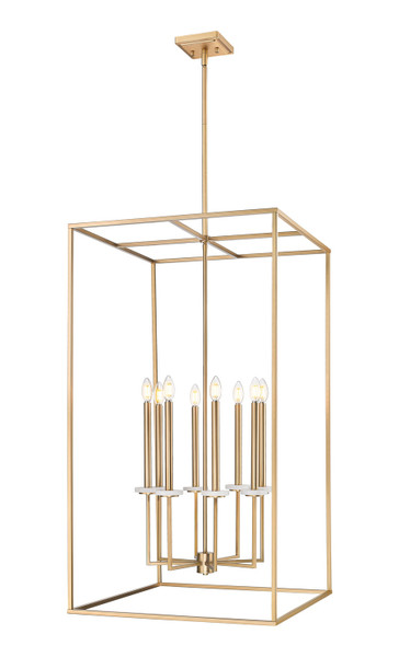 Z-Lite - 6100-44MGLD - Eight Light Chandelier - Gaultier - Mordern Gold