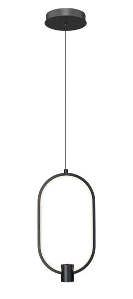 Z-Lite - 4101-8MB-LED - LED Pendant - Saros - Matte Black