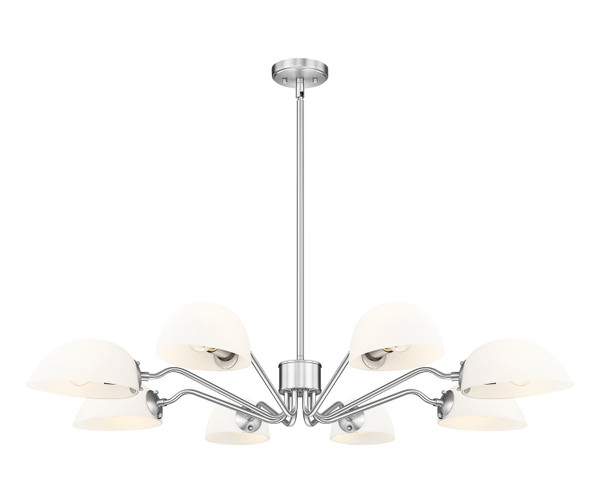 Z-Lite - 3048-8BN - Eight Light Chandelier - Breton - Brushed Nickel