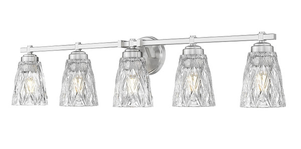 Z-Lite - 1960-5V-BN - Five Light Vanity - Andree - Brushed Nickel