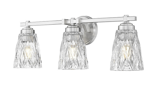 Z-Lite - 1960-3V-BN - Three Light Vanity - Andree - Brushed Nickel