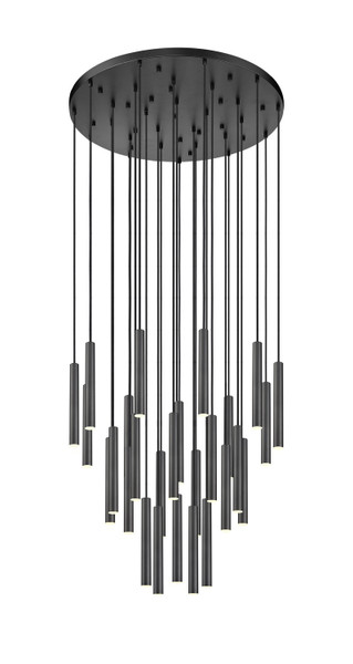 Z-Lite - 919MP12-27R-MB-LED - LED Chandelier - Forest - Matte Black