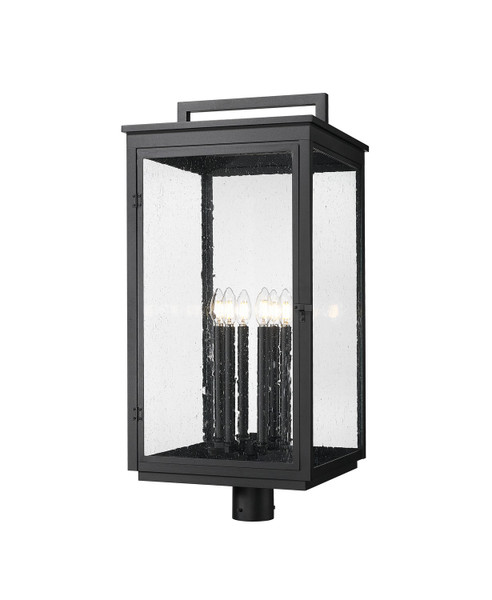 Z-Lite - 5019PHXXLR-BK - Six Light Outdoor Post Mount - Hartwell - Sand Black