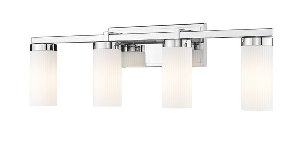 Z-Lite - 3044-4V-CH - Four Light Vanity - Danica - Chrome