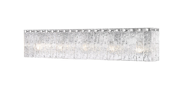 Z-Lite - 1943-5V-CH - Five Light Vanity - Glacier - Chrome