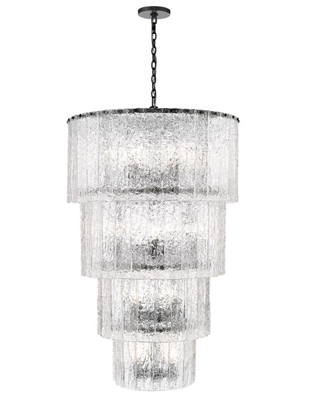 Z-Lite - 1943-48MB - 18 Light Chandelier - Glacier - Matte Black