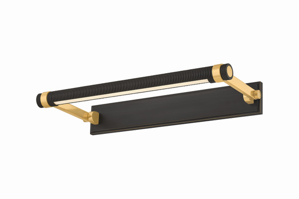 Hudson Valley - 7318-AGB/DB - LED Picture Light - Duell - Aged Brass