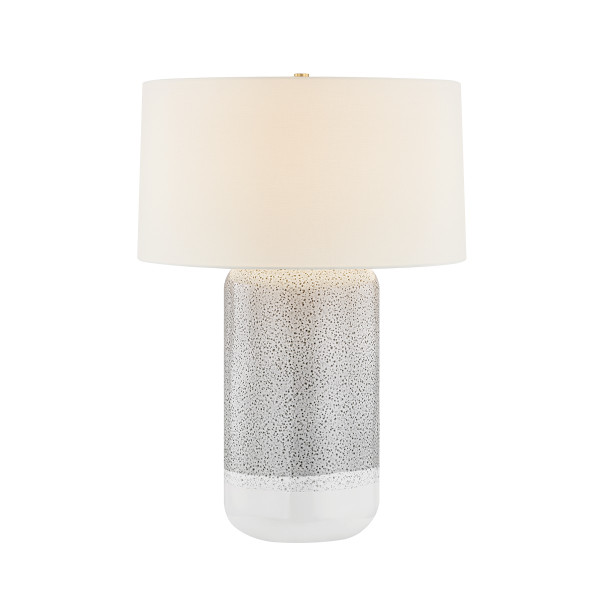 Hudson Valley - L8931-AGB/CBS - One Light Table Lamp - Washingtonville - Aged Brass/Ceramic Blue Shore