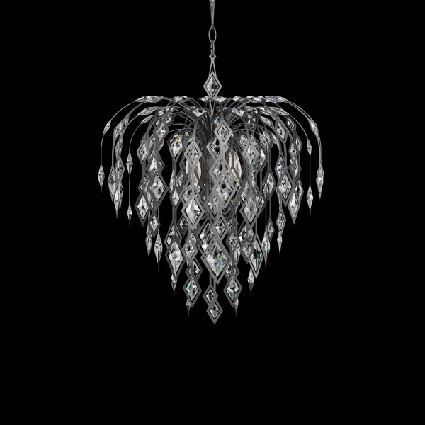 Schonbek - S27522-717O - Four Light Chandelier - Laureline - Antique Pewter