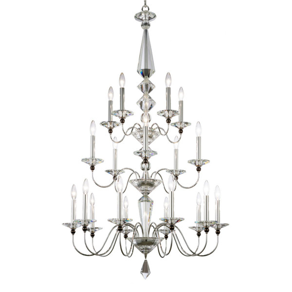 Schonbek - 9698-40O - 20 Light Chandelier - Jasmine - Polished Silver