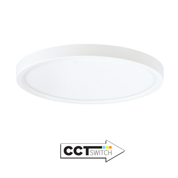Elco Lighting - ELSP43CT3W - 4" LED SLIM PANEL 120V 3CCT - White