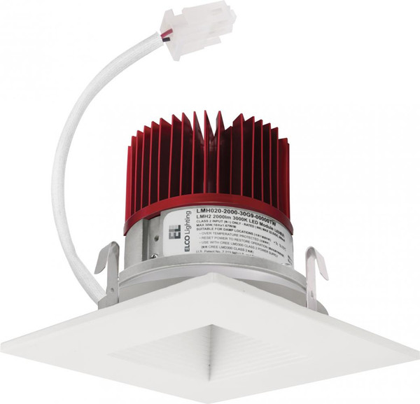 Elco Lighting - E415C12SDW - 4"SQR LED BFFL ENGIN 1250LM SSD WHT - All White