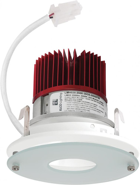 Elco Lighting - E412C1230W2 - 4" LED ENGIN DROP GLS 1250LM 30K G2 - All White