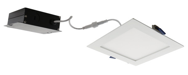 Elco Lighting - ERT44140W - 4" SQR LED PANEL LGT 9W 600LMN DIM 4K - All White