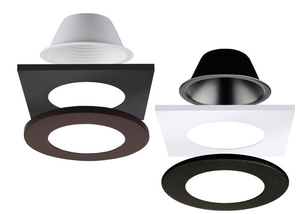 Elco Lighting - ERT22SQW - 2" SQR WHITE TRIM FOR FLEXA ELM - All White