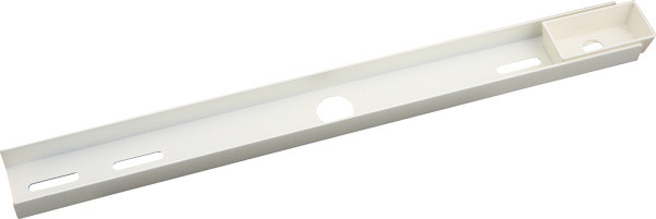 Elco Lighting - EP844W - STRAIGHT CHANNEL FOR SUSPENDED TRACK - All White
