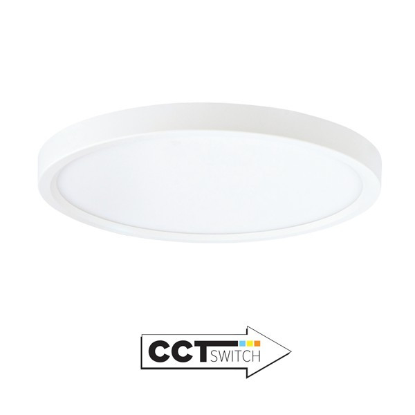 Elco Lighting - ELSP43CT5W - 4" LED SLIM PANEL 120V 5CCT - All White