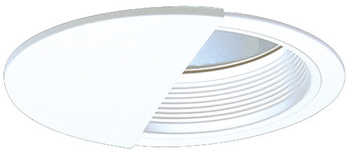 Elco Lighting - ELA105W - 6" WALL WASH BAFL W/RFLCTR - All White
