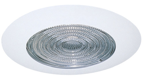 Elco Lighting - EL913W - 4" SHOWER TRM W/FRSNEL LENS - All White