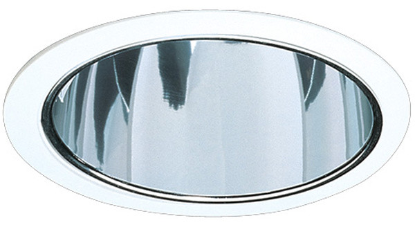 Elco Lighting - EL741C - 7" CLR RFLCTR FOR 1-26/32/42W 2-26W PL - Clear with White Trim