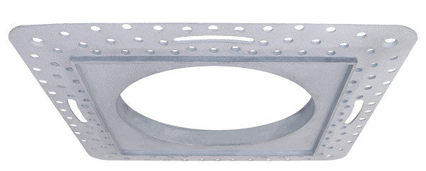 Elco Lighting - EL4FMS - 4" SQR KOTO FLUSH MOUNT SPACKLE FRM