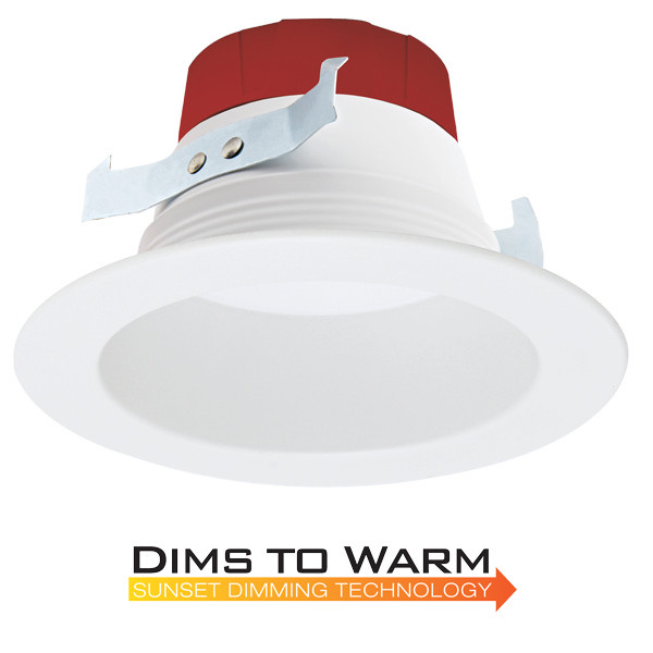 Elco Lighting - EL415SDW - 10W 4" LED RFLCTR TRM DIM TO WARM 18-30K - All White