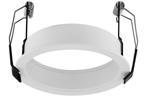 Elco Lighting - EL3WCRW - 3" WOOD CLNG KNIFE EDGE TRIM WHT - All White