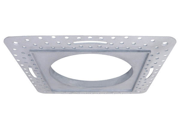 Elco Lighting - EL3FMS - 3" SQR KOTO FLUSH MOUNT SPACKLE FRM