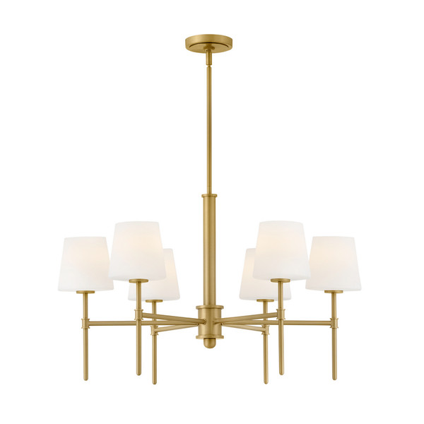 Hinkley - 46955LCB - LED Linear Pendant - Saunders - Lacquered Brass