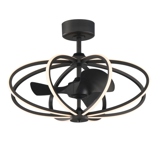 Maxim - 61005BK - LED Fandelight - Solstice - Black
