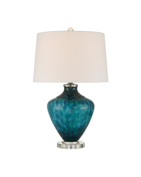 Currey and Company - 6000-1022 - One Light Table Lamp - Sapphire - Blue/Clear