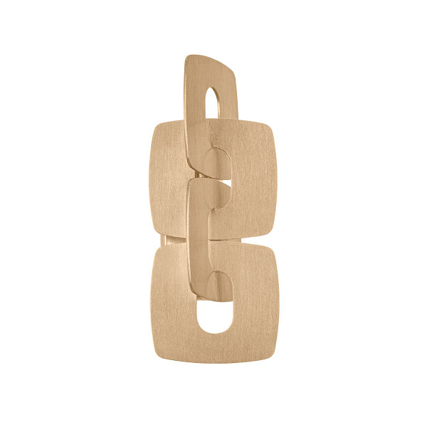 Corbett Lighting - 514-02-SGL - Two Light Wall Sconce - Trentino - Stria Gold Leaf