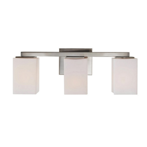 Varaluz - V68033BN - Three Light Bath Vanity - Capri - Brushed Nickel