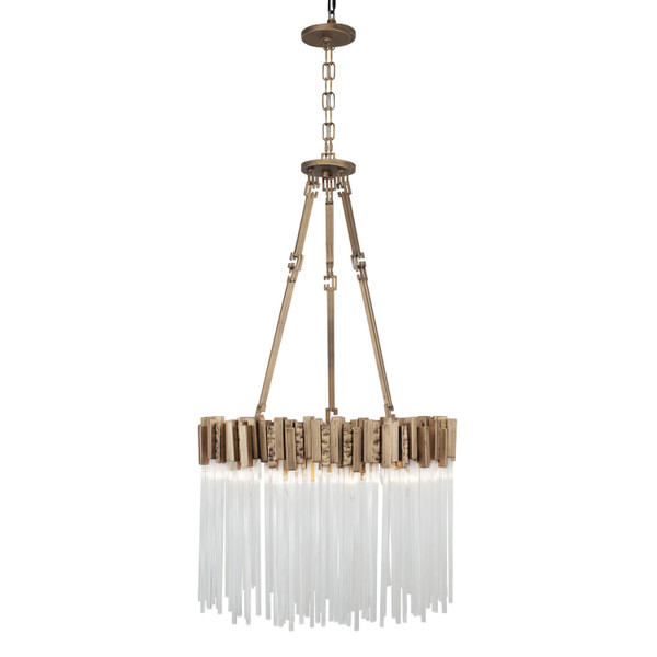 Varaluz - 309P06HG - Six Light Pendant - Matrix - Havana Gold
