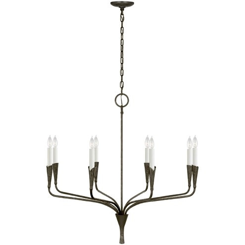 Visual Comfort Signature - CHC 5502AI - LED Chandelier - Aiden - Aged Iron