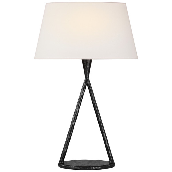 Visual Comfort Signature - IKF 3406AI-L - LED Table Lamp - Cesta - Aged Iron