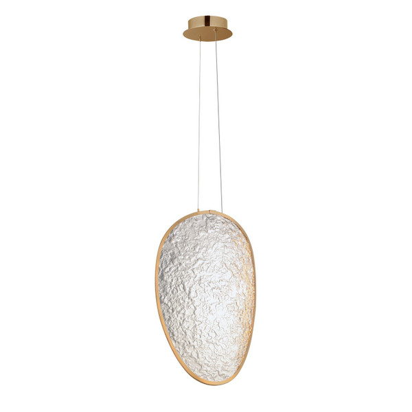 ET2 - E24972-BCN - LED Pendant - Moonscapes - Brushed Champagne