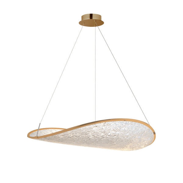 ET2 - E24971-BCN - LED Pendant - Moonscapes - Brushed Champagne